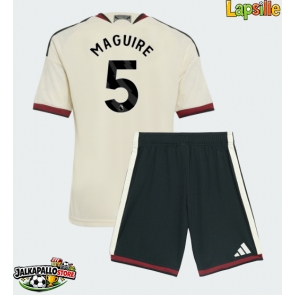 Manchester United Harry Maguire #5 Kolmaspaita Lapsille 2026-27 Lyhythihainen (+ shortsit)